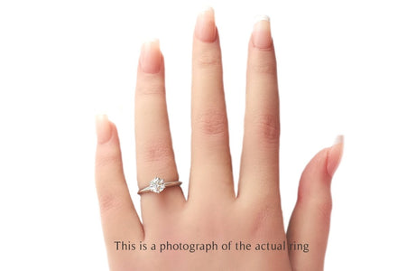 Tiffany & Co 0.72ct H/VS2 Round Brilliant Cut Diamond Engagement Ring - Bloomsbury Manor Ltd