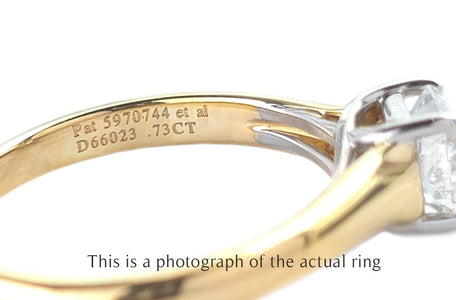 Tiffany & Co 0.73ct F/VS1 Lucida Diamond Engagement Ring - Bloomsbury Manor Ltd