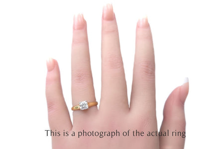 Tiffany & Co 0.73ct F/VS1 Lucida Diamond Engagement Ring - Bloomsbury Manor Ltd