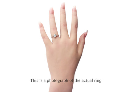 Tiffany & Co 0.73ct G/VVS2 Oval Brilliant Cut Diamond Engagement Ring - Bloomsbury Manor Ltd