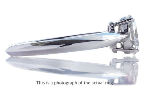 Tiffany & Co 0.73ct G/VVS2 Oval Brilliant Cut Diamond Engagement Ring - Bloomsbury Manor Ltd