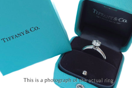 Tiffany & Co 0.79ct H/VVS2 Round Brilliant Diamond Engagement Ring - Bloomsbury Manor Ltd