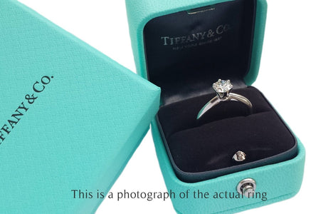 Tiffany & Co 0.82ct H/VS1 Round Brilliant Cut Diamond Engagement Ring - Bloomsbury Manor Ltd