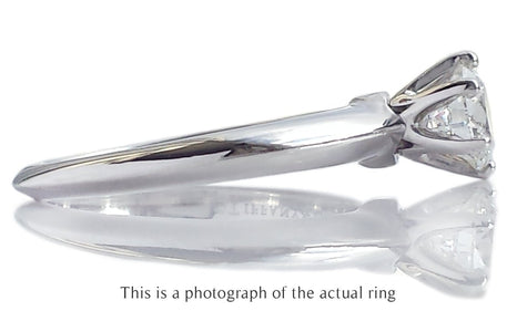Tiffany & Co 0.82ct H/VS1 Round Brilliant Cut Diamond Engagement Ring - Bloomsbury Manor Ltd