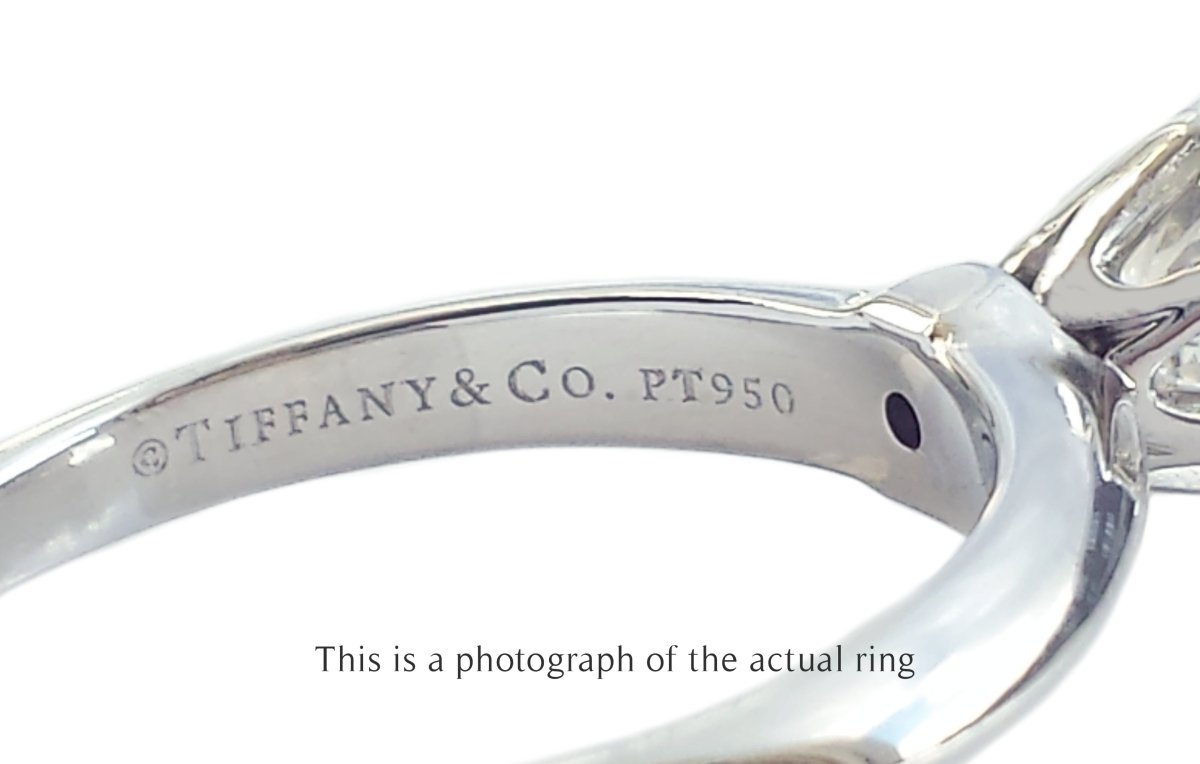 Tiffany & Co 0.82ct H/VS1 Round Brilliant Cut Diamond Engagement Ring - Bloomsbury Manor Ltd