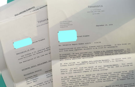 Tiffany & Co 0.82ct H/VS1 Round Brilliant Cut Diamond Engagement Ring - Bloomsbury Manor Ltd