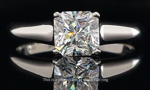 Tiffany & Co. 0.87ct F/VS2 Lucida Diamond Engagement Ring - Bloomsbury Manor Ltd