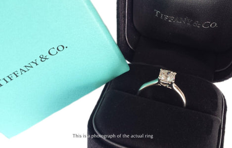 Tiffany & Co 0.87ct F/VS2 Lucida Diamond Engagement Ring - Bloomsbury Manor Ltd