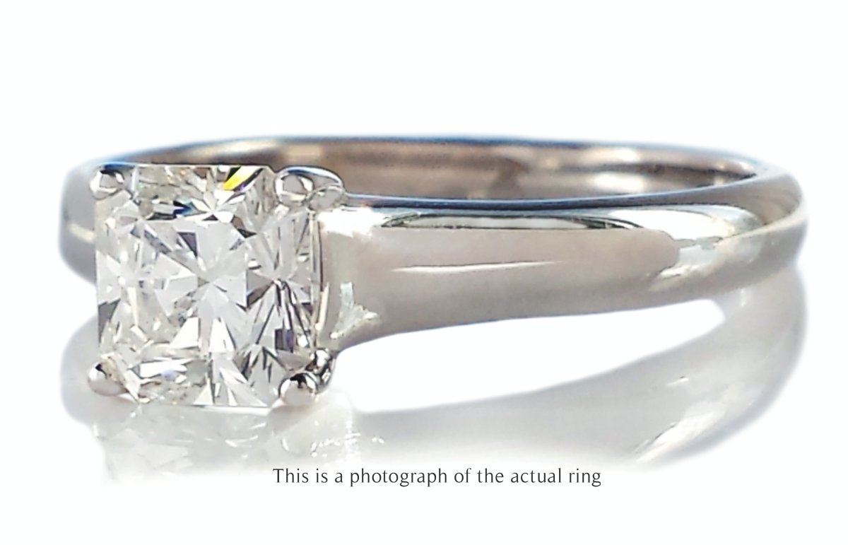 Tiffany & Co 0.87ct F/VS2 Lucida Diamond Engagement Ring - Bloomsbury Manor Ltd