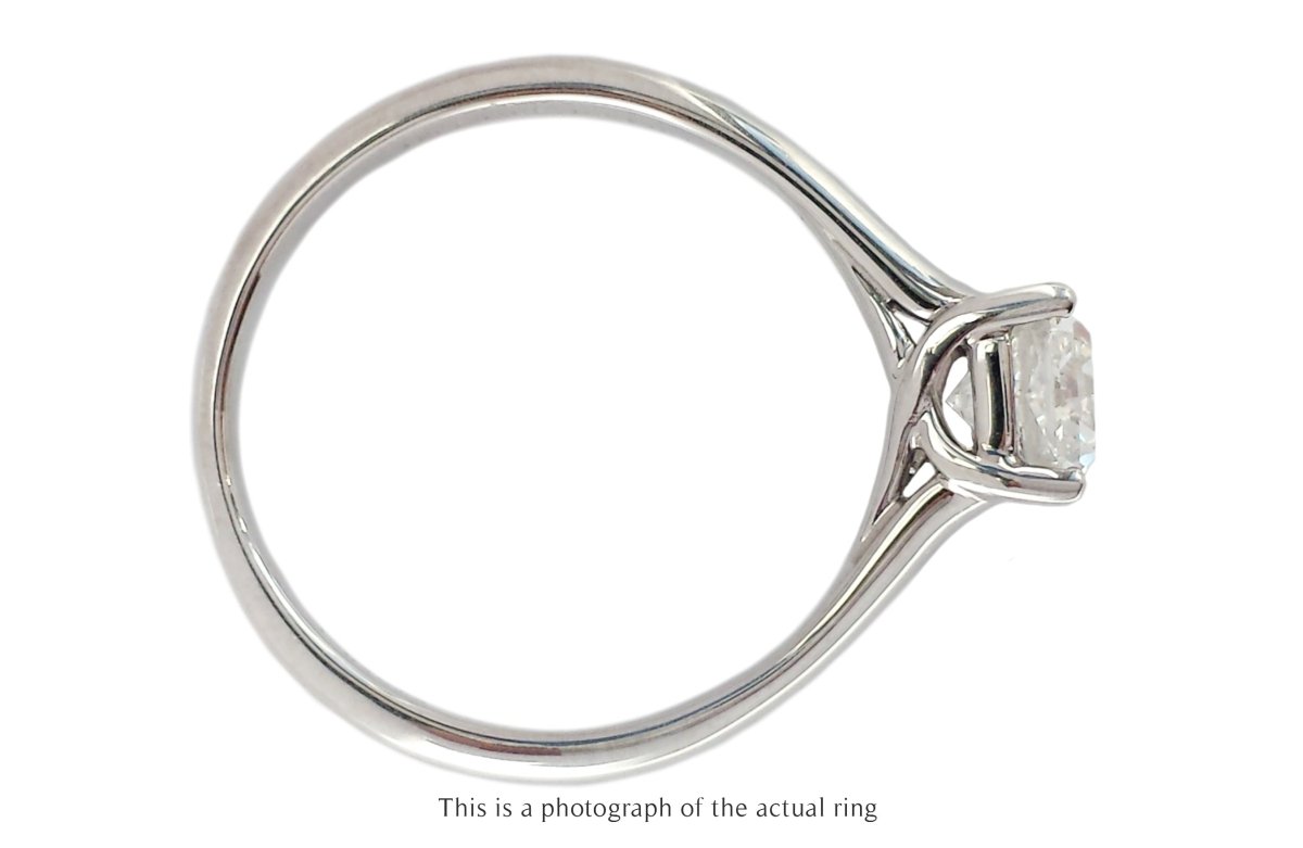 Tiffany & Co 0.87ct F/VS2 Lucida Diamond Engagement Ring - Bloomsbury Manor Ltd