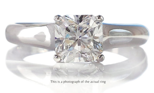 Tiffany & Co 0.87ct F/VS2 Lucida Diamond Engagement Ring - Bloomsbury Manor Ltd