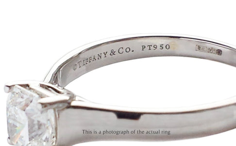 Tiffany & Co. 0.87ct F/VS2 Lucida Diamond Engagement Ring - Bloomsbury Manor Ltd