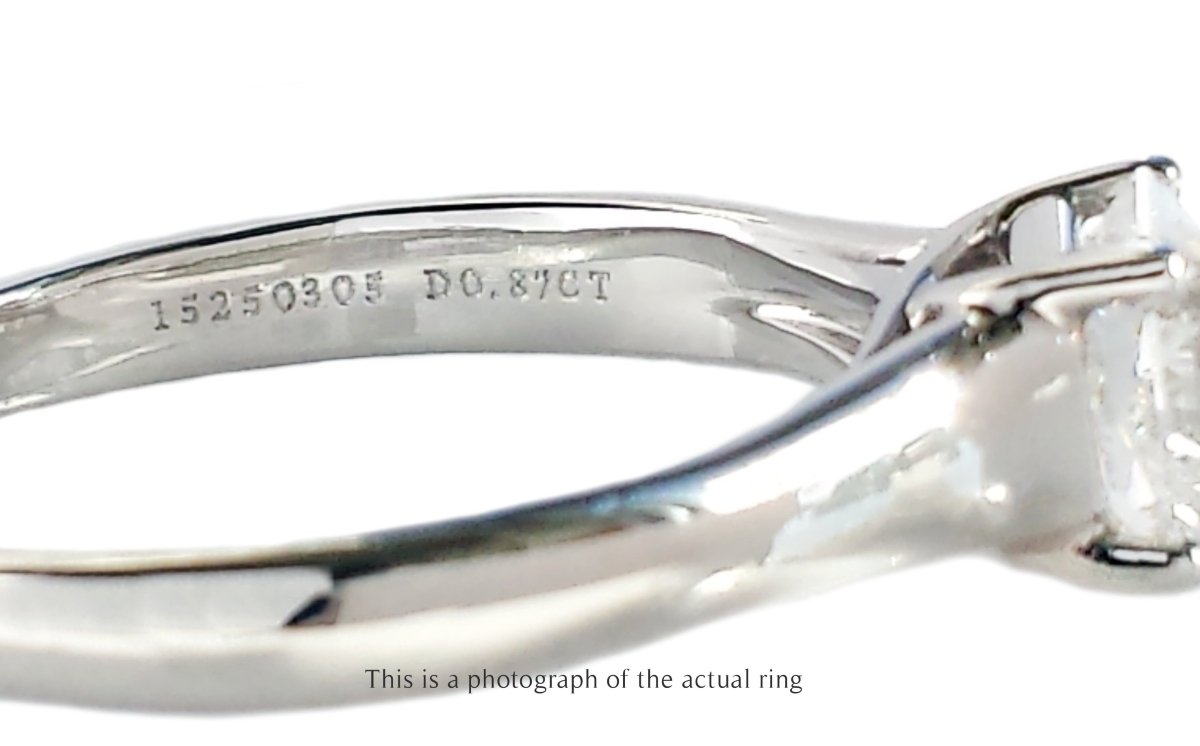 Tiffany & Co 0.87ct F/VS2 Lucida Diamond Engagement Ring - Bloomsbury Manor Ltd