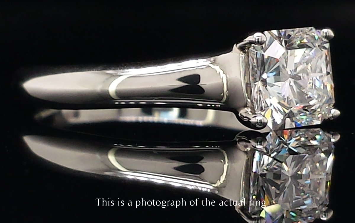 Tiffany & Co. 0.87ct F/VS2 Lucida Diamond Engagement Ring - Bloomsbury Manor Ltd