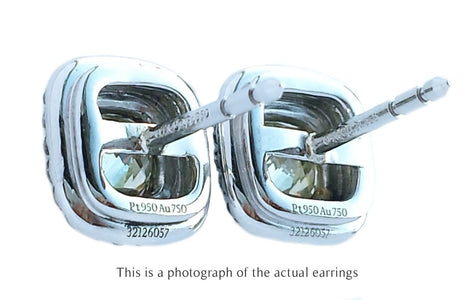 Tiffany & Co 1.00tcw Fancy Yellow Diamond Soleste Earrings - Bloomsbury Manor Ltd