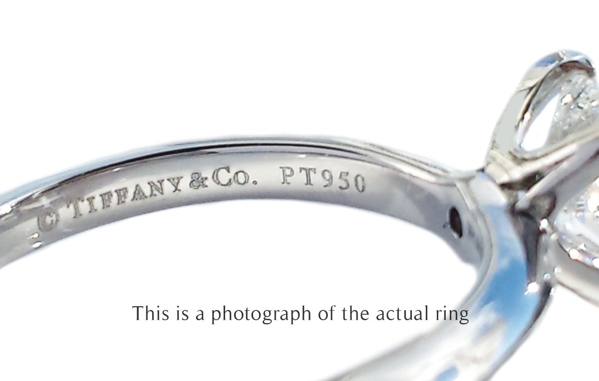 Tiffany & Co 1.01ct E/VVS2 Princess Cut Diamond Engagement Ring - Bloomsbury Manor Ltd