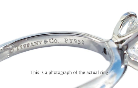 Tiffany & Co 1.01ct E/VVS2 Princess Cut Diamond Engagement Ring - Bloomsbury Manor Ltd
