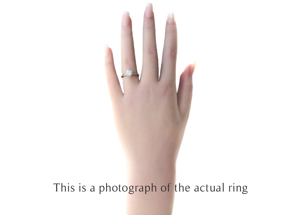 Tiffany & Co 1.01ct I/VS1 Round Brilliant Cut Diamond Engagement Ring - Bloomsbury Manor Ltd