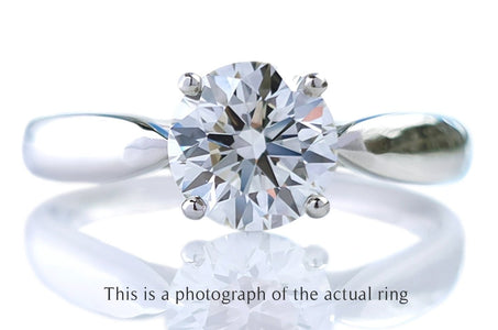 Tiffany & Co. 1.09ct G/VVS2 Harmony Round Brilliant Diamond Engagement Ring - Bloomsbury Manor Ltd