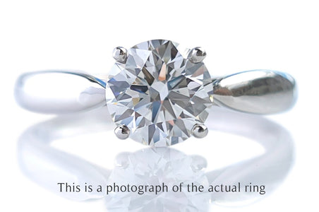 Tiffany & Co. 1.09ct G/VVS2 Harmony Round Brilliant Diamond Engagement Ring - Bloomsbury Manor Ltd