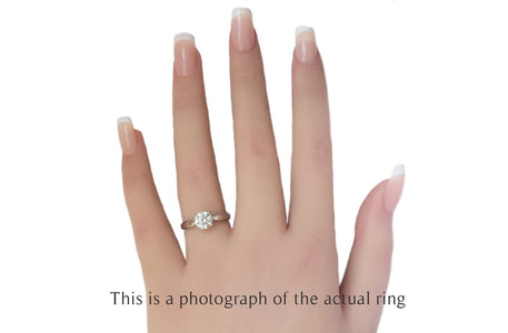 Tiffany & Co. 1.09ct G/VVS2 Harmony Round Brilliant Diamond Engagement Ring - Bloomsbury Manor Ltd