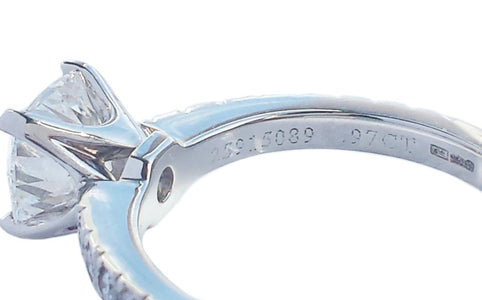 Tiffany & Co. 1.13tcw E/VS2 Novo Diamond Engagement Ring - Bloomsbury Manor Ltd