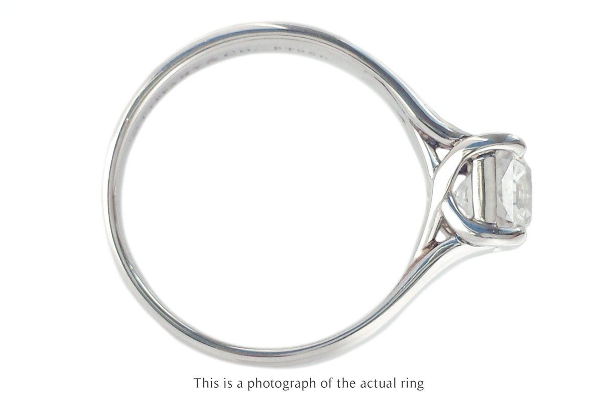 Tiffany & Co 1.14ct E/VS1 Lucida Diamond Engagement Ring - Bloomsbury Manor Ltd