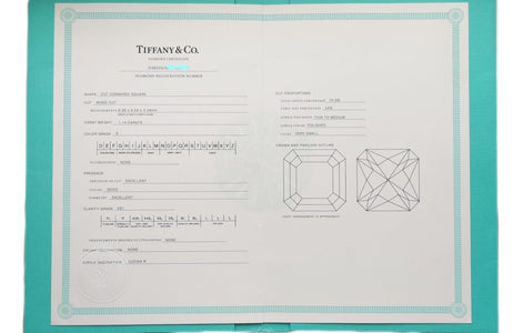 Tiffany & Co 1.14ct E/VS1 Lucida Diamond Engagement Ring - Bloomsbury Manor Ltd