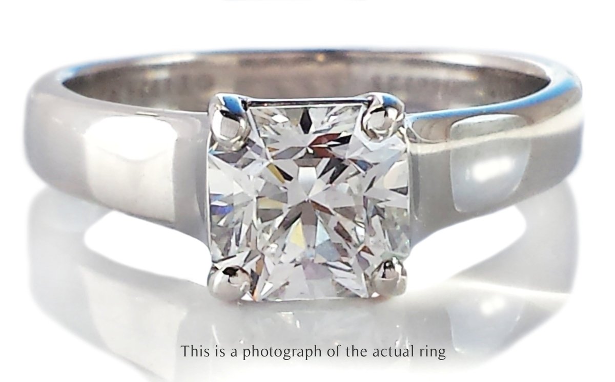 Tiffany & Co 1.14ct E/VS1 Lucida Diamond Engagement Ring - Bloomsbury Manor Ltd