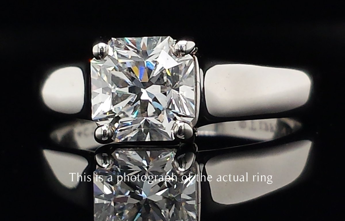 Tiffany & Co. 1.14ct E/VS1 Lucida Diamond Engagement Ring - Bloomsbury Manor Ltd
