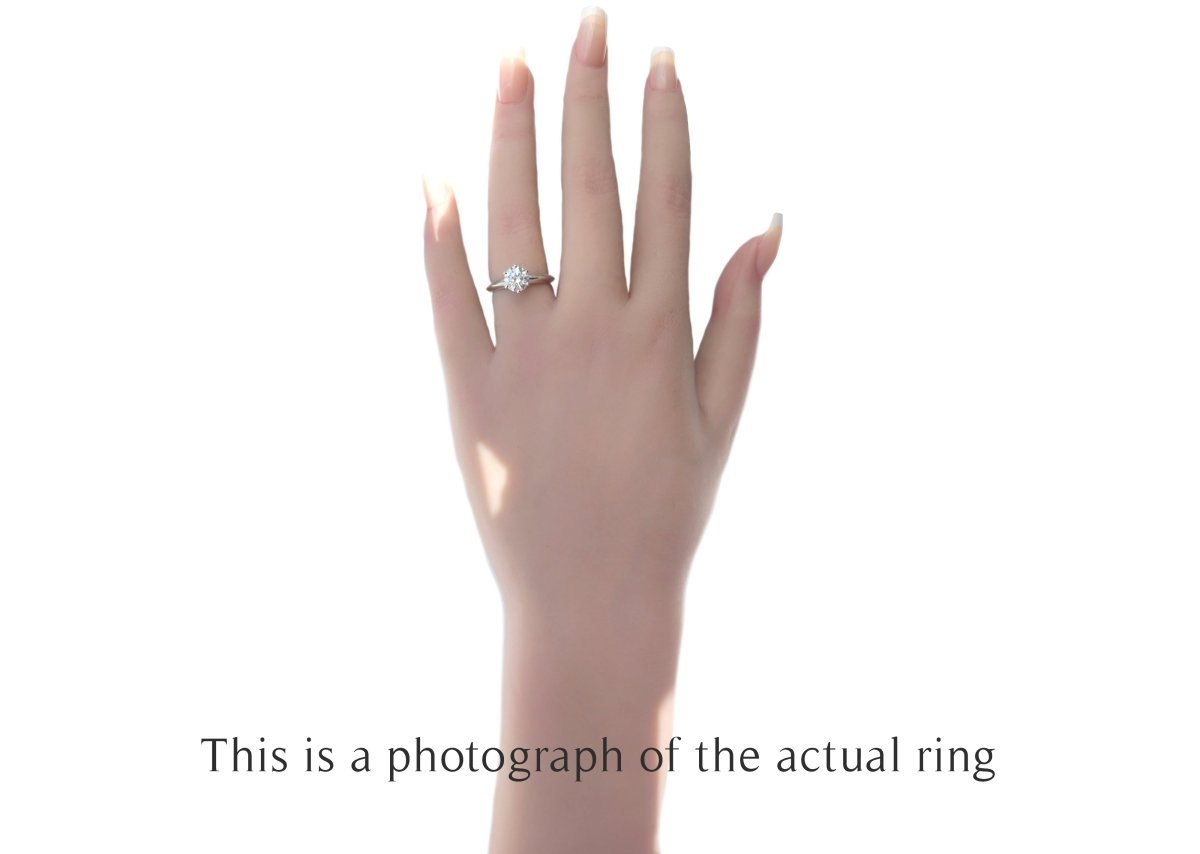 Tiffany & Co 1.15ct H/SI1 Round Brilliant Diamond Engagement Ring - Bloomsbury Manor Ltd