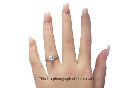 Tiffany & Co 1.17ct XXX H/VS2 Round Brilliant Diamond Engagement Ring - Bloomsbury Manor Ltd