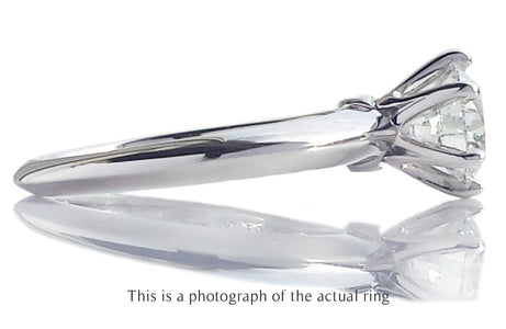 Tiffany & Co 1.17ct XXX H/VS2 Round Brilliant Diamond Engagement Ring - Bloomsbury Manor Ltd