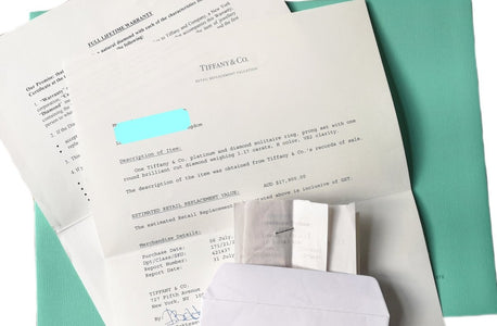 Tiffany & Co 1.17ct XXX H/VS2 Round Brilliant Diamond Engagement Ring - Bloomsbury Manor Ltd