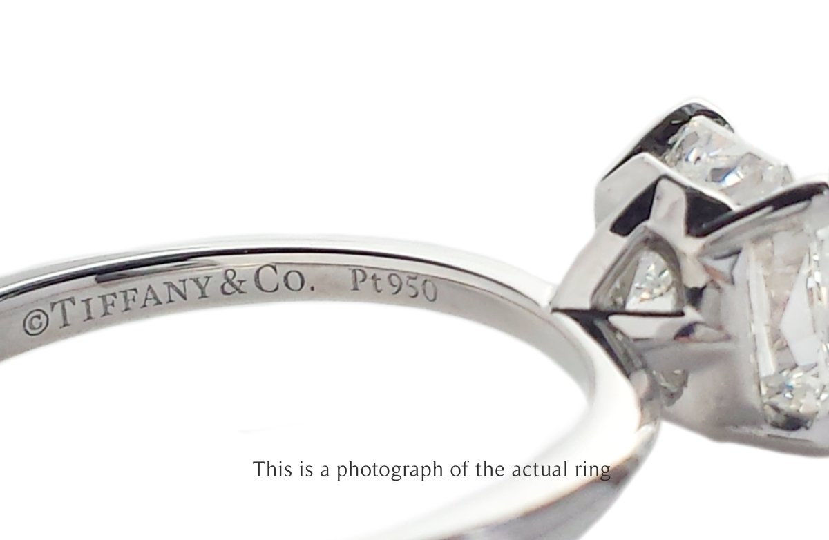 Tiffany & Co 1.19ct F/VVS2 True Diamond Engagement Ring - Bloomsbury Manor Ltd