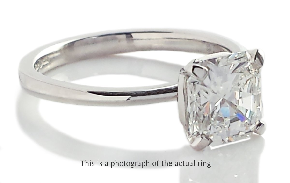 Tiffany & Co 1.19ct F/VVS2 True Diamond Engagement Ring - Bloomsbury Manor Ltd