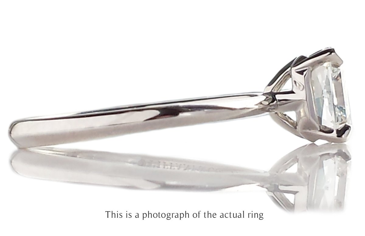 Tiffany & Co 1.19ct F/VVS2 True Diamond Engagement Ring - Bloomsbury Manor Ltd