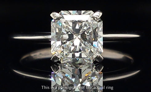 Tiffany & Co 1.19ct F/VVS2 True Diamond Engagement Ring - Bloomsbury Manor Ltd