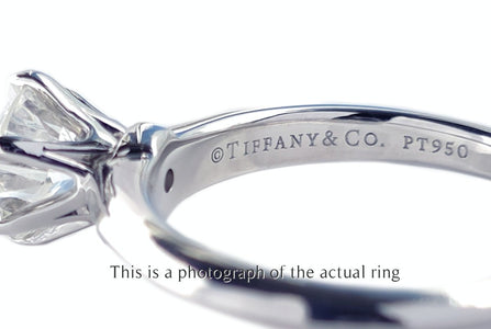 Tiffany & Co 1.19ct H/VS2 Round Brilliant Diamond Engagement Ring - Bloomsbury Manor Ltd