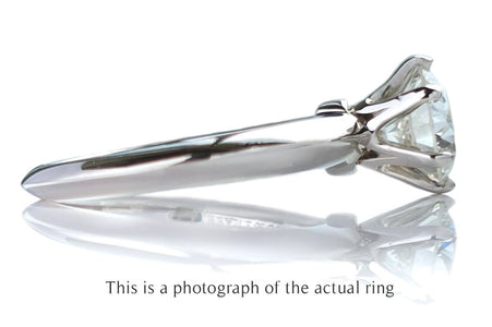 Tiffany & Co 1.19ct H/VS2 Round Brilliant Diamond Engagement Ring - Bloomsbury Manor Ltd