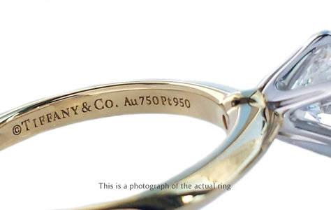 Tiffany & Co 1.20ct F/VS2 Round Brilliant Diamond Engagement Ring - Bloomsbury Manor Ltd