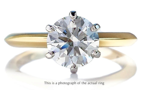 Tiffany & Co 1.20ct F/VS2 Round Brilliant Diamond Engagement Ring - Bloomsbury Manor Ltd