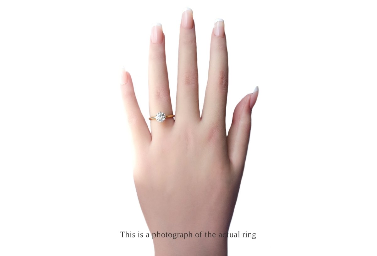 Tiffany & Co 1.20ct F/VS2 Round Brilliant Diamond Engagement Ring - Bloomsbury Manor Ltd