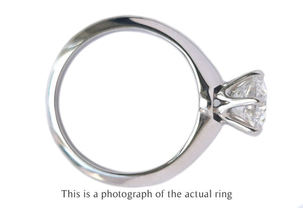 Tiffany & Co 1.21ct F/VS2 Round Brilliant Cut Diamond Engagement Ring - Bloomsbury Manor Ltd