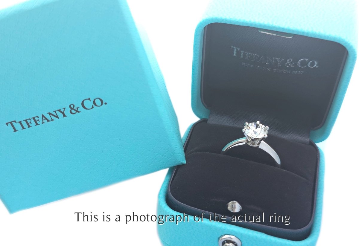 Tiffany & Co 1.22ct I/VS1 Round Brilliant Diamond Engagement Ring - Bloomsbury Manor Ltd