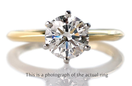 Tiffany & Co. 1.33ct H/VS2 Round Brilliant Diamond Engagement Ring - Bloomsbury Manor Ltd