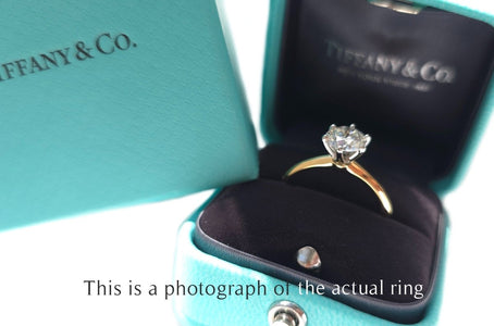 Tiffany & Co. 1.33ct H/VS2 Round Brilliant Diamond Engagement Ring - Bloomsbury Manor Ltd