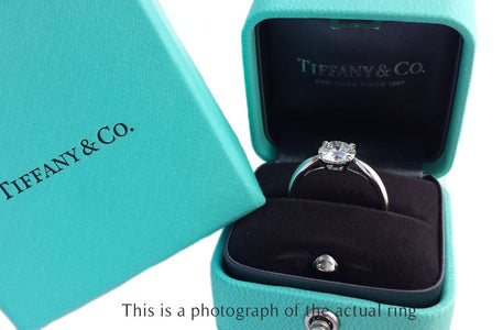 Tiffany & Co 1.51ct H/VS2 Round Brilliant Diamond Harmony Engagement Ring - Bloomsbury Manor Ltd