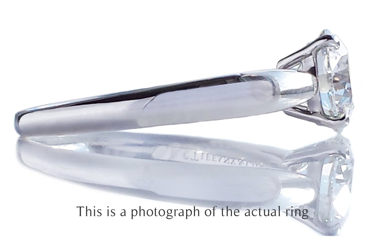 Tiffany & Co 1.51ct H/VS2 Round Brilliant Diamond Harmony Engagement Ring - Bloomsbury Manor Ltd