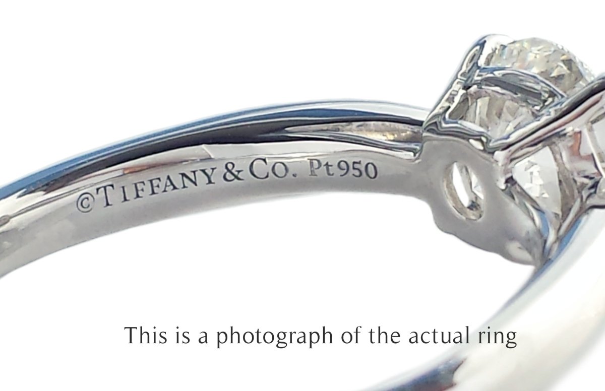 Tiffany & Co 1.51ct H/VS2 Round Brilliant Diamond Harmony Engagement Ring - Bloomsbury Manor Ltd